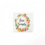 SERVILLETA CORONA FLORES 33X33 (SET DE 20)
