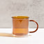 TAZA VIDRIO COLOR 260ML 9X8CM