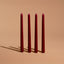 SET VELAS ROJO NAVIDAD J.4