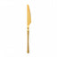 CUCHILLO DE MESA DORADO 24,5CM