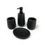 SET DE BANO PIEDRA NEGRO J.4
