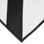 ALFOMBRA ZIGZAG BLANCO NEGRO 3X2M
