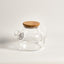 TETERA BOROSILICATO TAPA 12X13 CM