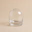 FLORERO DOME VIDRIO TRANSPARENTE 10X4CM