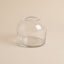 FLORERO DOME VIDRIO TRANSPARENTE 12X5CM