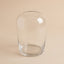 FLORERO DOME VIDRIO TRANSPARENTE 20X13CM