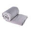 PIECERA GRIS CLARO LINO ALGODÓN 180X90 IC-6608