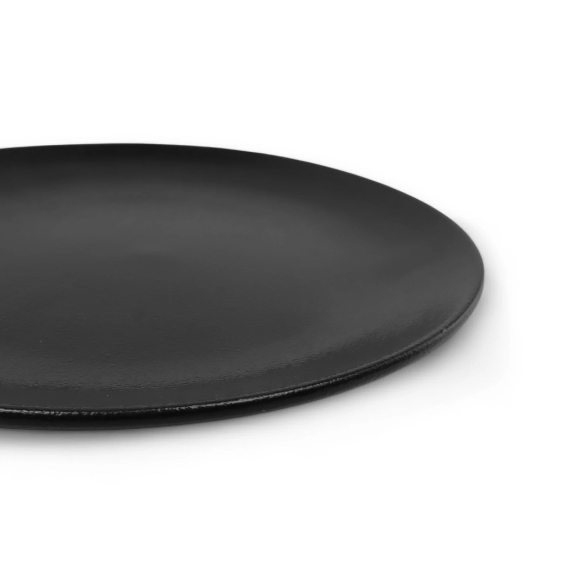 PLATO FONDO CARBON 25X3CM - NE