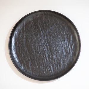 PLATO FONDO CALIZA NEGRA 27X2CM - NE