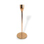 CANDELABRO METAL DORADO 33CM