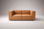 SOFA 2 CUERPOS CUERO CAMEL 200X90X82 CM