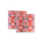 SET 20 INDIVIDUALES PAPEL MANDALA NARANJA 36X36CM