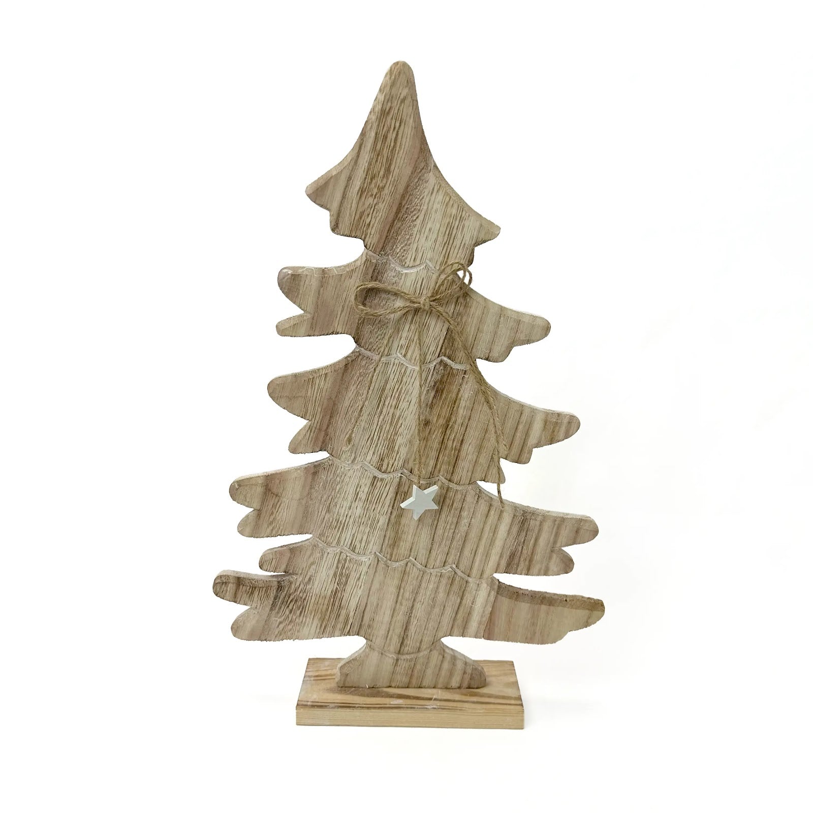 ADORNO NAVIDAD ARBOL MADERA GO-9756