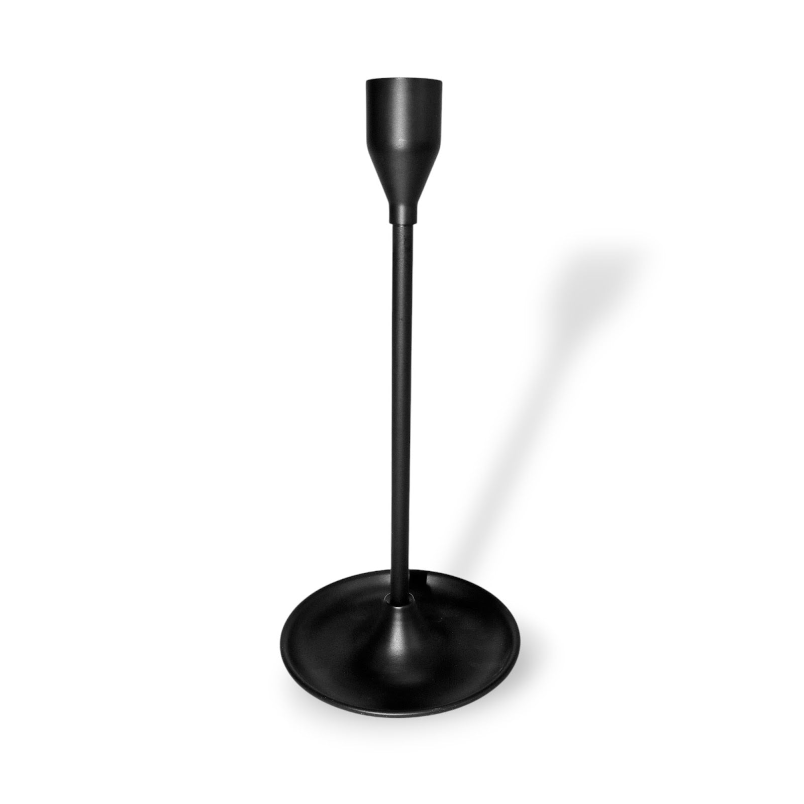 CANDELABRO METAL NEGRO 24CM GO-4880