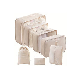 SET ORGANIZADOR VIAJERO BEIGE J.7