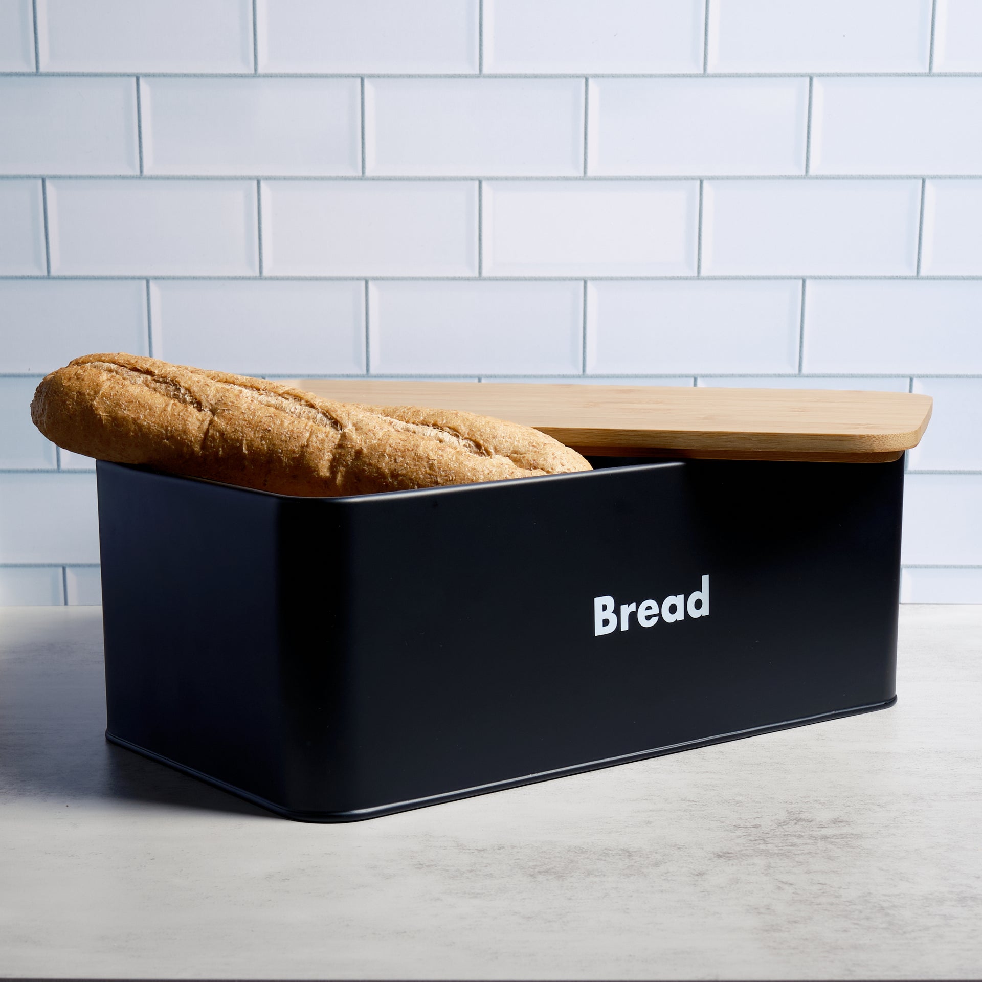 PANERA NEGRO CON TAPA MADERA