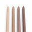 SET DE 4 VELAS BEIGE 30X2