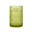 VASO VIDRIO VERDE 380 ML 13X8CM