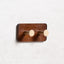 PERCHA CAOBA DOBLE 12X6X4CM