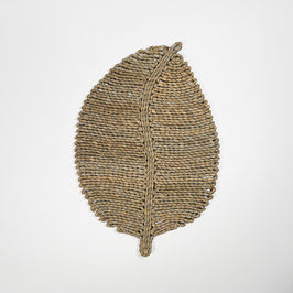 CENTRO DE MESA HOJA ARTESANAL 51X33 CM