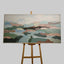 CUADRO CAMPOS DE AGUA 2 142X72X3,5CM