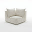 SILLON ESQUINERO NORMANDY CRUDO 140X67CM
