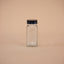 FRASCO VIDRIO TAPA METAL 9X4 CM 120 ML
