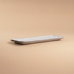 PLATO RECTANGULAR ORGANICO 33X13X1,8CM