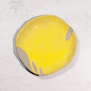 PLATO ENTRADA AMARILLO 19CM