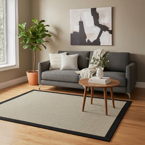 ALFOMBRA DE SISAL POLAR 170X240 CON BORDE