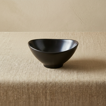 BOWL CERAMICA LUNA NEGRA 16.5X7.5 CM 370 ML