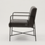 SITIAL CUERO GRIS 55X60X80CM