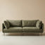 SOFA 3 CUERPOS VERDE 220X98X70