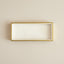 BANDEJA MARMOL RECTANGULAR BLANCA 30X12X3