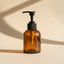 DISPENSADOR JABON/LOCION VIDRIO AMBAR 120 ML 6X13CM