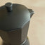 CAFETERA ITALIANA NEGRA 11X17 CM 450 ML