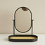 ESPEJO NORDICO C/BANDEJA 18X18 CM/BANDEJA 30X15CM