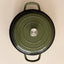 OLLA ENLOZADA VERDE 26X35X11CM