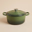 OLLA SOPERA ENLOZADA VERDE 24X32X11
