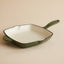 SARTÉN GRILL ENLOZADO VERDE 24X42X3