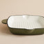 SARTÉN GRILL ENLOZADO VERDE 24X42X3