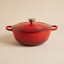 OLLA ENLOZADA ROJA 26X35X11
