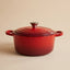 OLLA SOPERA ENLOZADA ROJA 24X32X11
