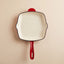 SARTÉN GRILL ENLOZADO ROJO 24X42X3