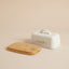 MANTEQUILLERA BLANCA METAL 15X10X8