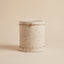 MACETERO SIENA BLANCO L CON PLATO 16.5X16.5X16.5