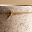 MACETERO SIENA BLANCO L CON PLATO 16.5X16.5X16.5