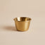 POCILLO PARA SALSA ACERO DORADO 6X4 CM