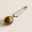 INFUSOR DE TE ACERO DORADO 17X4.2CM