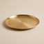 PLATO REDONDO METAL DORADO 30CM
